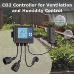 3000ppm NDIR Greenhouse Climate Controller Carbon Dioxide Monitoring 120V for sale