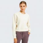 Breathable Womens Pullover Sweatshirt Crocheted Pullover