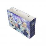 Recycled Custom Paper Shopping Bags With Handle Matte / Glossy Lamination