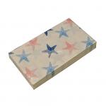 Disposable 6.5 X 6.5 Inch 18gsm Linen Look Paper Napkins Starfish Printed for sale