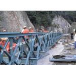 200 Type Permanent Galvanized Surface Treatment Steel Bailey Bridge Double Rows Bridge for sale