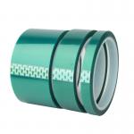 Green 0.05mm Polyester Adhesive Tape Silicone For Powder Coating for sale