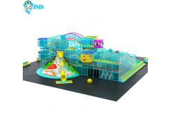 China Kids Space Jungle Gym Indoor Playground With Big Slides TUV Certifications supplier