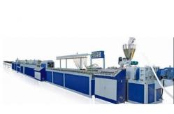 China PP / PE Plastic Profile Extrusion Machine For Architectural Decoration supplier