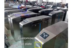 China IC / ID Card RFID Turnstile Access Control Automatic Flap Barrier Gate supplier