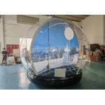 Customized Clear Inflatable Snow Globes Giant Outdoor Blow Up Snow Globe for sale