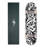 Best skateboard factory 30inch Double Kick Skateboard With Polishing Alu Truck 52 X 32mm Clear Wheel for sale
