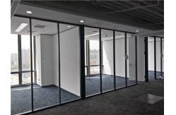 China Glass Room Dividers Operable Folding Partition Walls Less Then 3 M Height supplier