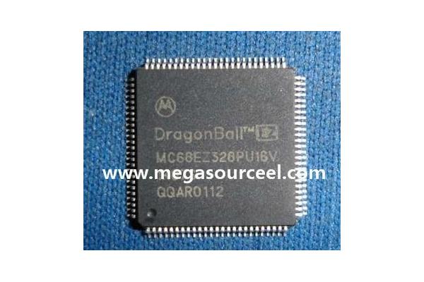 Integrated Circuit Chip Integrated Portable System Processor  MC68EZ328PU16V MOTOROLA QFP
