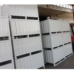 Factory / Warehouse Stacking Rack Collapsible Steel Storage Containers OEM ODM