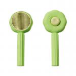 Flower Shaped Dogs Cat Hair Brush Remover Self Cleaning Slicker Sunflower Pet Dematting Comb for sale