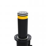 Customzation Logo Black Color Steel Pipe Bollards for Construction Site Car Parking Remote Control for sale