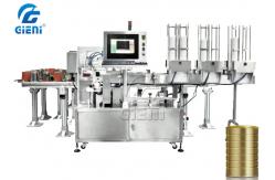 China 1.5Kw 0.6MPa Cap Loading Milk Powder Labeling Machine supplier