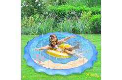 China Summer Outdoor Children'S Water Spray Toy PVC Blue Shark  69-Inch supplier