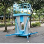 9.8m Vertical Material Handling Lifts 560kg Portable Hydraulic Ladder