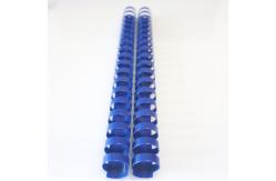 China 21 Loops Plastic Comb Binding 4mm Rings Loose Leaf Round supplier