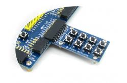 China 2*4 8 Push Buttons Accessory Board Matrix Keypad Module supplier