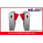 304 Stainless Steel Access Control Turnstile Flap Barrier Entry systems