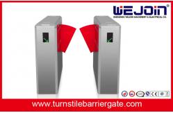 China 304 Stainless Steel Access Control Turnstile Flap Barrier Entry systems supplier