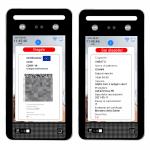 EU QR Code Reader Face Recognition Access Control With C19 App Certificates