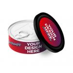 Standard Size Custom Tin Cans Ring Pull Easy Open 3.5g Metal Smartbud cans for sale