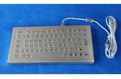 China 77 keys Customized layout  Industrial Metal Desktop Keyboard with functions keys supplier