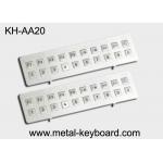 Kiosk Stainless steel Keyboard Vandal - proof , long life ruggedized keyboard for sale