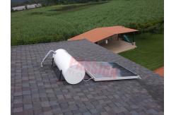 China 304 Outer Tank Integrated Mini Solar Water Heater Pressurized Blue Titanium supplier