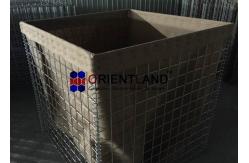 China Flood Control Hesco Baskets 4mm 5mm Wire Diameter Square Hole MIL 6 supplier