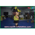 Simulation 3D Design Inflatable Cartoon Characters Printing Logo For Outdoor