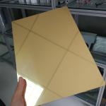 Waterproof Aluminum Mirror Sheet 1mm 2mm 3mm Thickness Perforated Exterior for sale