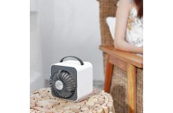 China Rechargeable Stand Air Cooler Fan with LED Night Light supplier