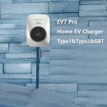 Single Phase WallBox EV Charger Station Type 2 32A IP54 Natural cooling for sale