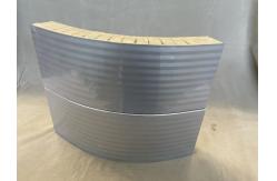 China Round Sandwich Panel Corner Outside PUF Partition Panel Wall supplier