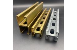 China Hot Dip Galvanized Back to Back Spot Welding Strut Channel supplier