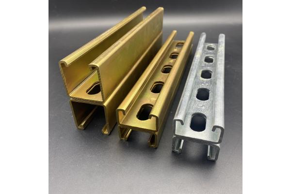 Gold Zinc TATE back to back point welding strut channel