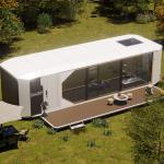 Full King Luxury Smart And Environmentally Friendly Residential Prefabricated Modular Mobile Space Capsule for sale