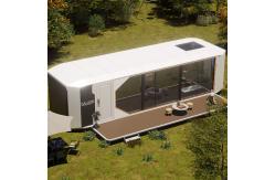 China Minimalist Tech Style Ecocapsule Tiny House Steel Structure Sandwich Panel House supplier