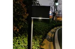 China 10W Solar Powered Motion Activated Light 500 Lumens Super Bright Solar Lamp Post supplier