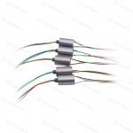 0-100RPM Capsule Slip Rings Miniature 4 Circuits 1A With Stainless Steel Housing Material for sale
