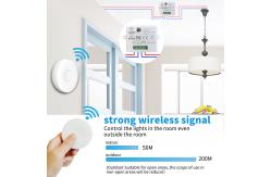 China RF433Mhz Self Powered Waterproof Remote Controller Switch Wall Light Switch supplier