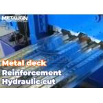High Precision Chain Drive Floor Deck Roll Forming Machine For Ribbed Floor Deck Panel for sale