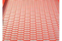 China Hexagonal Hole Aluminum Expanded Metal Mesh For Shelving And Room Dividers supplier