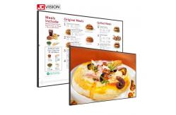 China JCVISION Ultra Thin Wall Mount Digital Signage Smart Touch Screen LCD Advertising Display supplier