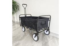 China Adjustable Handle Heavy Duty Camping Cart Utility Collapsible Storage Folding Wagon supplier