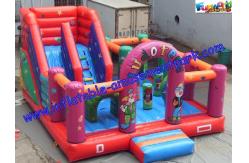China Cute Commercial Inflatable Bouncy Slide Castle CE / EN14960 For Children supplier