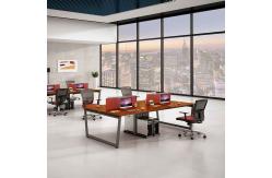 China Modular Open Area Workstation Wooden Cubicle Workstation Desk supplier