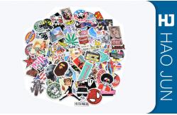 China Personalized Custom Adhesive Stickers Hand Shaped With Logo Printing supplier