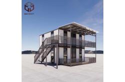 China Expandable Flat Pack Folding House Container Homes Double Layer supplier