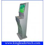 Self Service Interactive Touch Screen Kiosk With Rugged Metal Keyboard